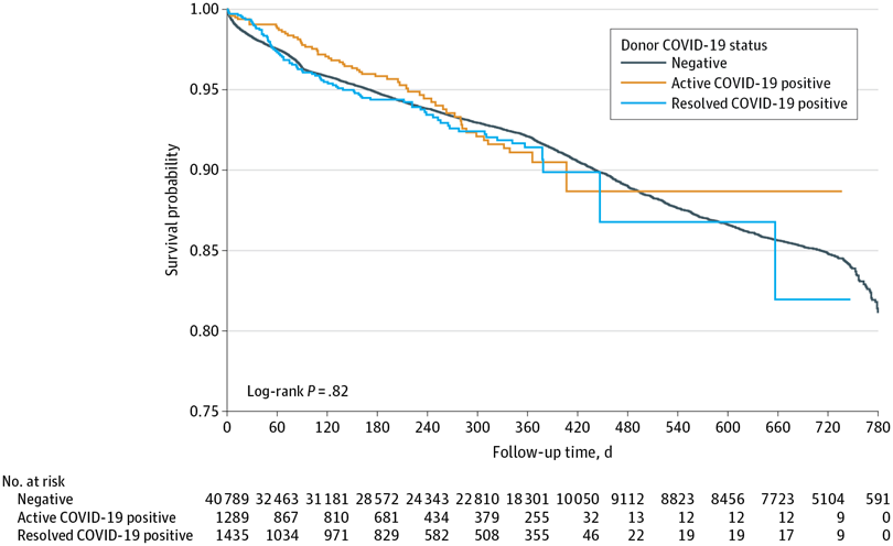 Transplant Outcomes Among  Recipients of Kidneys From Deceased Donors With COVID-19
